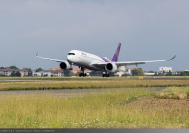 Najnowszy tajlandzki Airbus A350 XWB zrealizował swój dziewiczy, testowy lot