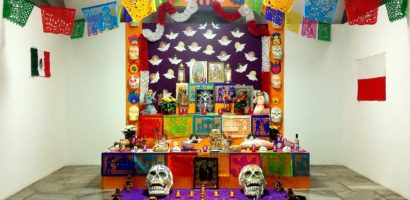 Meksykański Ołtarz Zmarłych w Muzeum Etnograficznym