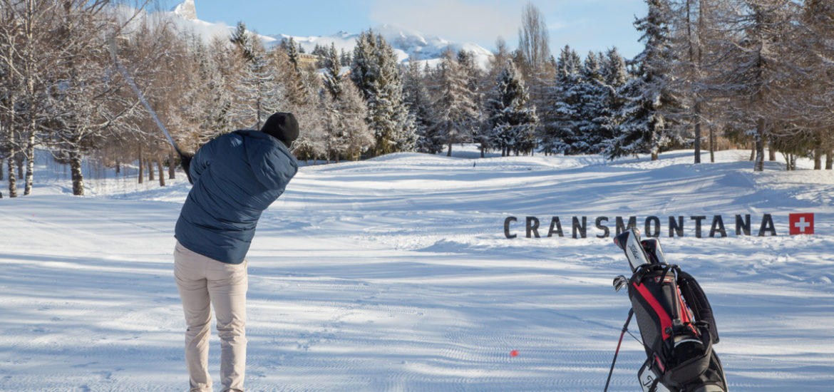 Puchary golfa na śniegu w Crans-Montana, Szwajcaria